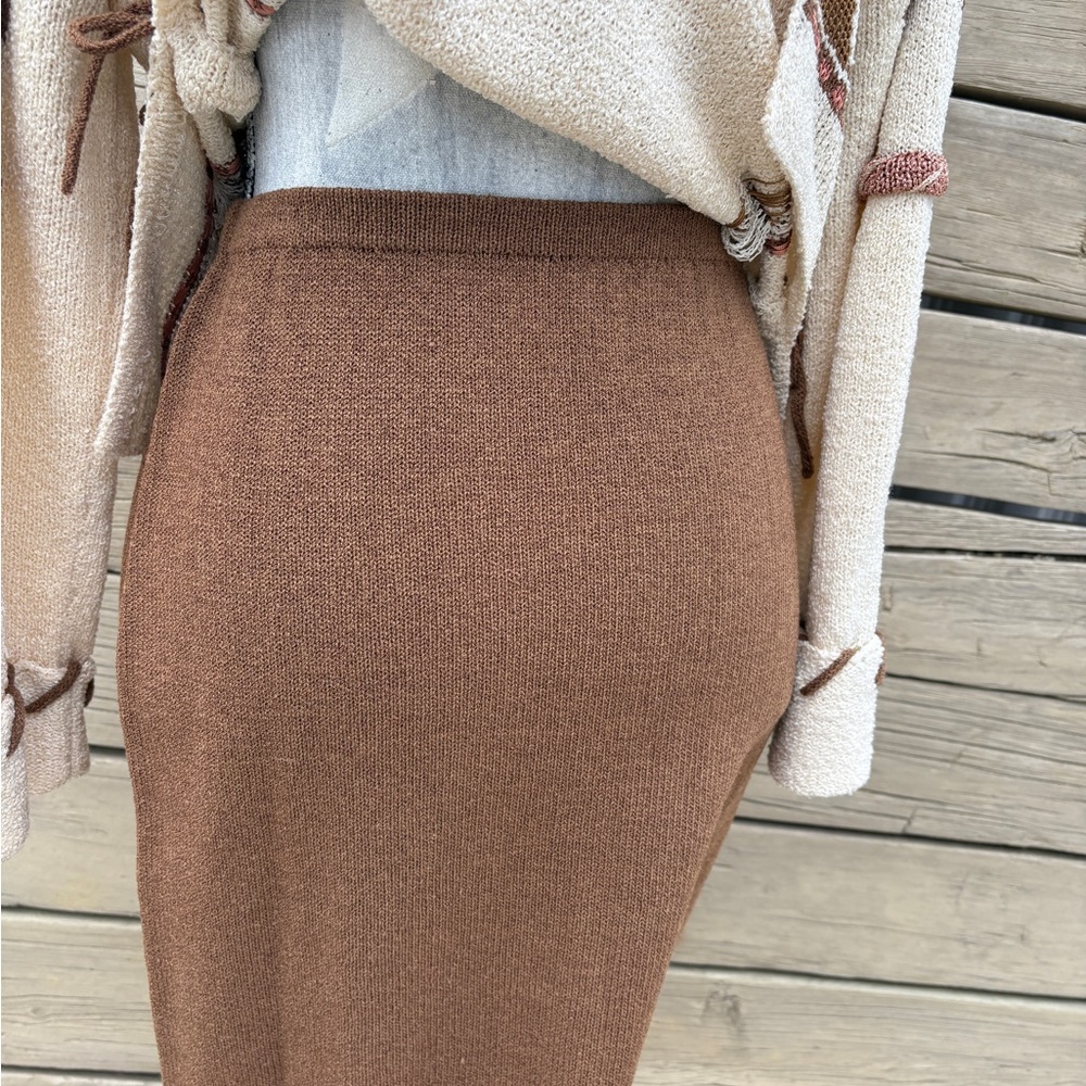 Vintage Ms. Ripps Knit Set by Elisabeth Duceau – 2 Piece Southwest Style - Picture 11 of 13